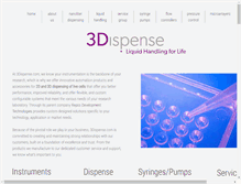 Tablet Screenshot of 3dispense.com